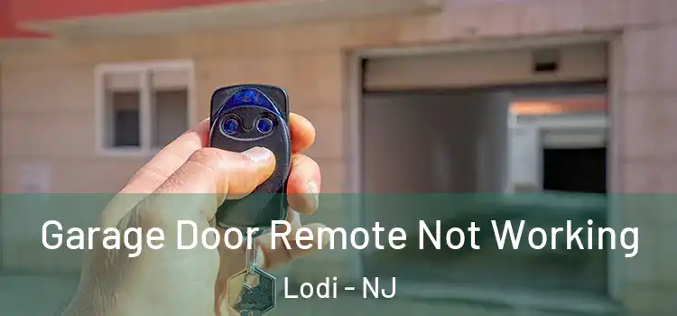  Garage Door Remote Not Working Lodi - NJ
